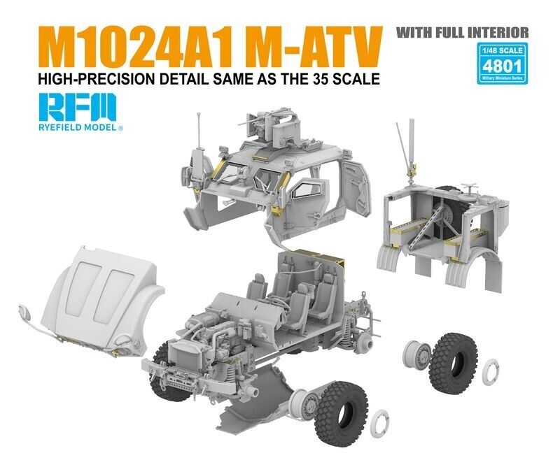 RFM M1024A1 M-ATV (mrap all terrain vehicle) 1/48
